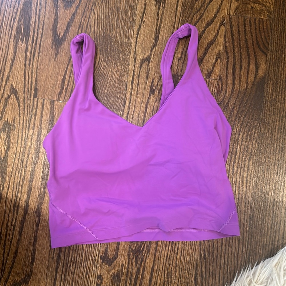 purple align tank lululemon